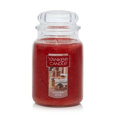 Yankee Candle Glass Kitchen Spice Original Jar Candle 22oz