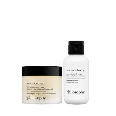 philosophy Microdelivery 2-Step Resurfacing Peel Kit - 4 oz/2ct - Ulta Beauty