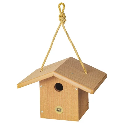 Birds Choice 7 Modern Farmhouse Wren House Natural Team Brown