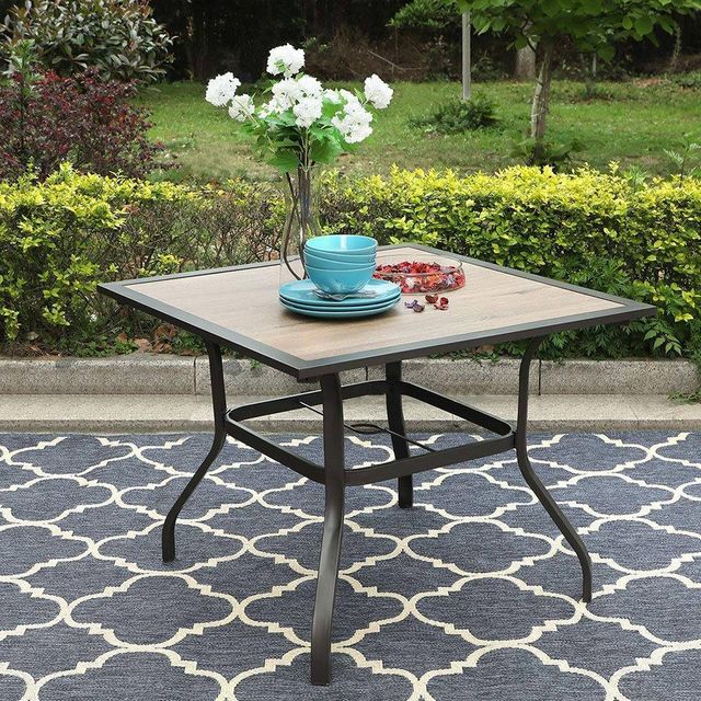 henning rectangle patio dining table