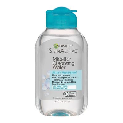 Unscented Garnier Skin Active Micellar Cleansing Water - For Waterproof Makeup - 3.4 fl oz