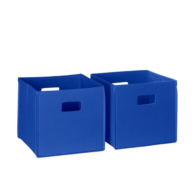 2pc Folding Kids Toy Storage Bin Set - RiverRidge: Storage Bins