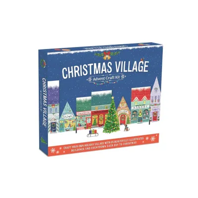 Christmas Village Advent Craft Kit - by Igloobooks (Hardcover)