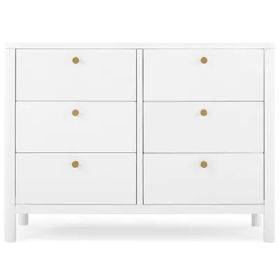 Delta Children Brooks 6 Drawer Dresser with Interlocking Drawers