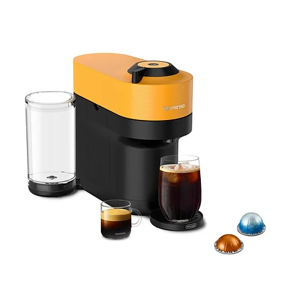 Nespresso Vertuo Pop+ Coffee Maker and Espresso Machine - Mango Yellow - ENV92Y