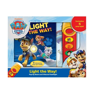 Nickelodeon Paw Patrol: Light the Way! Play-A-Sound Book and 5-Sound Flashlight - (Mixed Media Product)