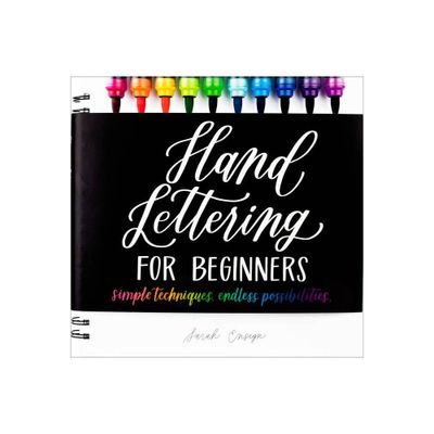 Hand Lettering for Beginners - by Sarah Ensign (Hardcover)