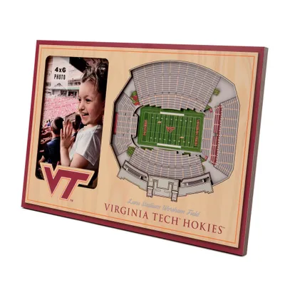 4 x 6 NCAA Virginia Tech Hokies 3D StadiumViews Picture Frame