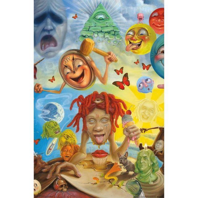 34 x 22 Trippie Redd: Art Premium Poster - Trends International: Surreal Dream Imagery, Unframed