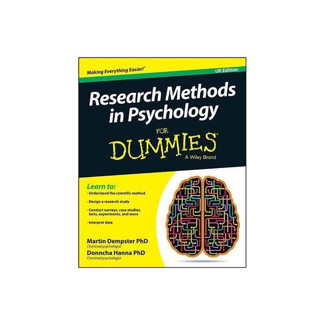 Research Methods in Psychology for Dummies - (For Dummies) by Martin Dempster & Donncha Hanna (Paperback)