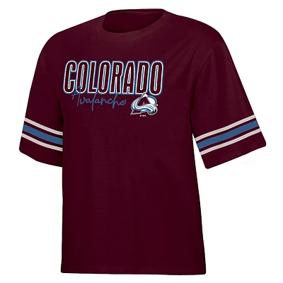 NHL Colorado Avalanche Womens Relaxed Fit Fashion T-Shirt