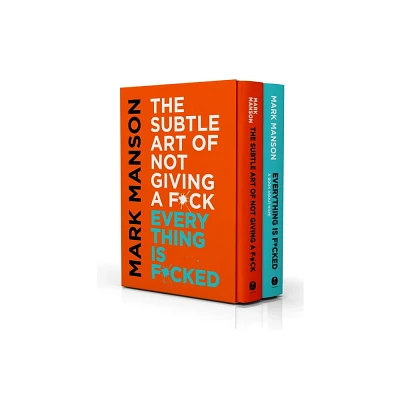 The Subtle Art of Not Giving a F*ck / Everything Is F*cked Box Set - by Mark Manson (Hardcover)