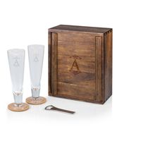 7pc Monogram Pilsner Beer Glass Set A - Picnic Time