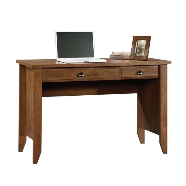 Shoal Creek Computer Desk Brown - Sauder: Home Office Furniture with Storage Drawer, Oiled Oak