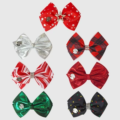 Girls JoJo Siwa 7pk Holiday Bow Set