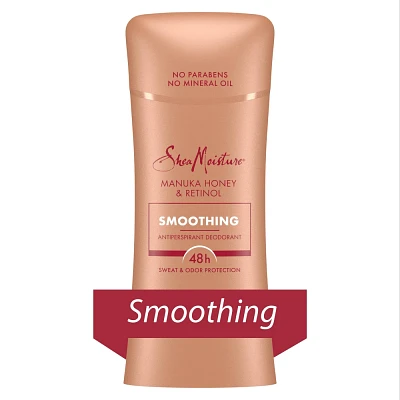 SheaMoisture Smoothing Antiperspirant Deodorant Stick with Manuka Honey & Retinol - 2.6oz