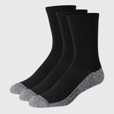 Hanes Premium Mens Cushioned Crew Socks 3pk