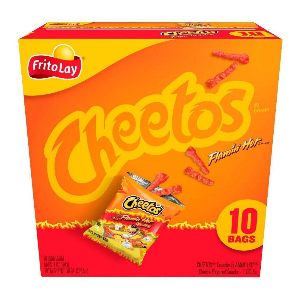Cheetos Oven Baked Flamin' Hot Cheese Snacks