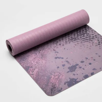 Cloud Print Yoga Mat 5mm Violet - All In Motion