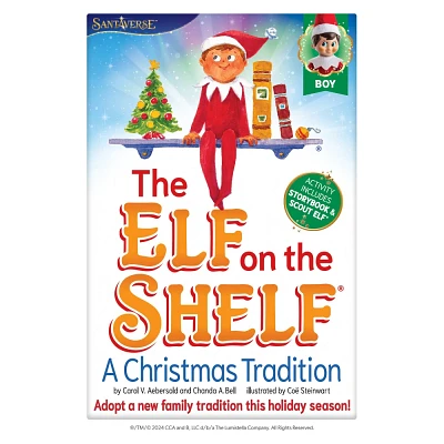 The Elf on the Shelf - Blue Eye Boy Elf - by Chanda Bell (Hardcover)