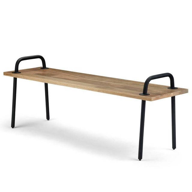 55 Sera Entryway Bench Natural - WyndenHall