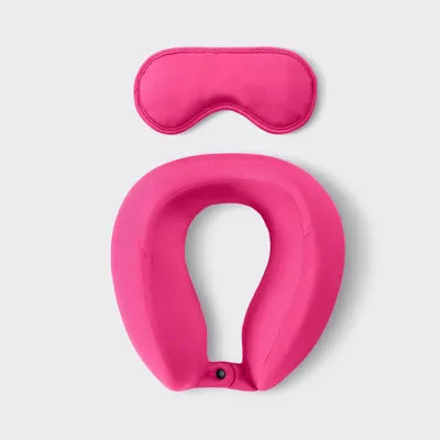 2pc Neck Pillow & Sleep Mask Set  - Open Story