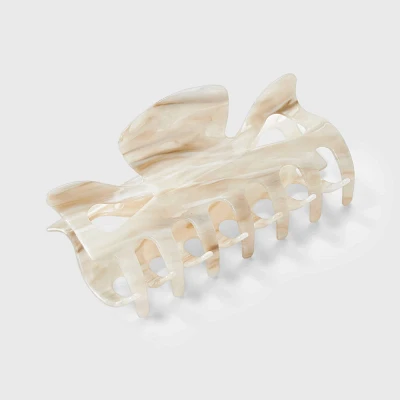 Jumbo Claw Hair Clip - A New Day Ivory