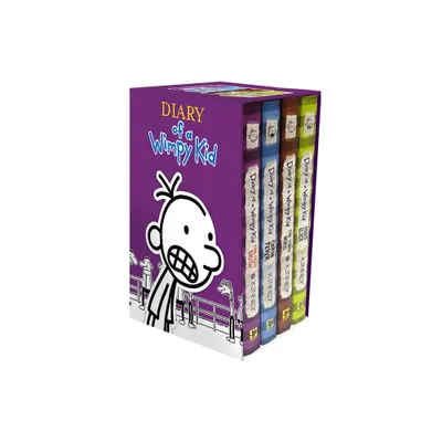 Diary of a Wimpy Kid Box of Books 5-8 Hardcover Gift Set - by Jeff Kinney (Mixed Media Product)