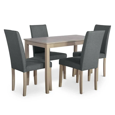 Home Design 5pc Greenville Dining Set Antique Gray