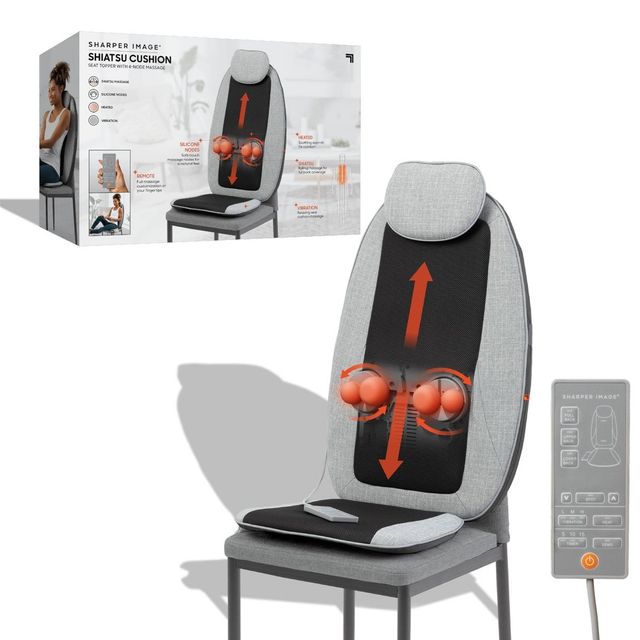 Sharper Image Neck Tens Massager with Pulse Technology and Heat
