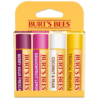 Burts Bees Lip Balm - Tropical Fruit - 4ct