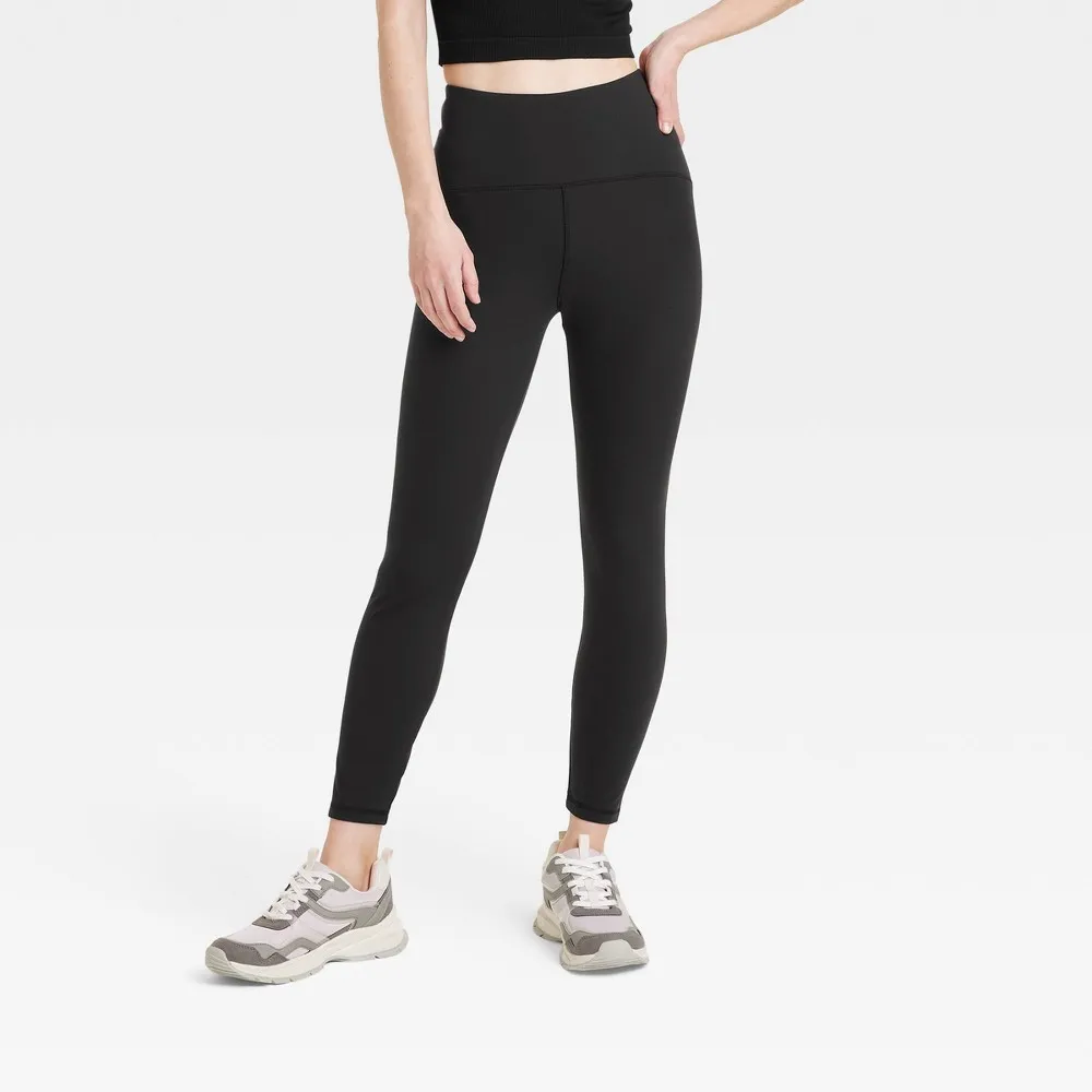 A New Day Womens High Waisted Everyday Active 7/8 Leggings