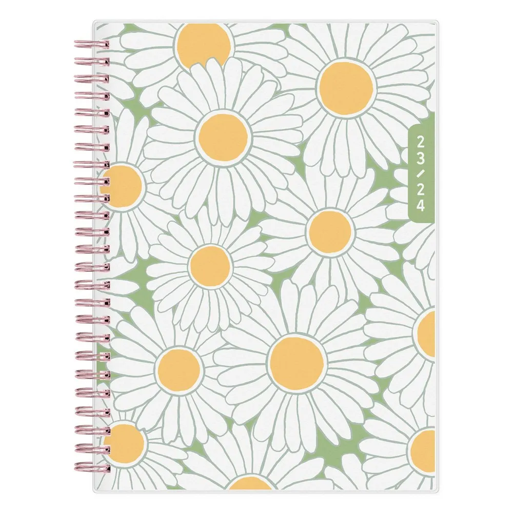 WAAV for Blue Sky 2023-24 Academic Planner with Notes Pages 5.875x8.625  Weekly/Monthly Frosted Cover Michelle