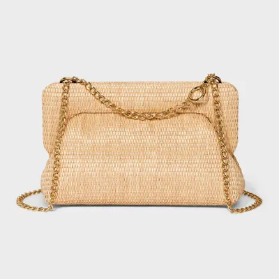 Straw Puff Clutch - A New Day Natural