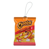 Cheetos Crunchy Flamin Hot Decoupage Christmas Tree Ornament