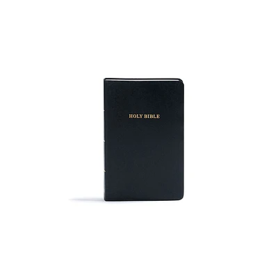 KJV Gift and Award Bible, Black Imitation Leather - by Holman Bible Publishers (Leather Bound)