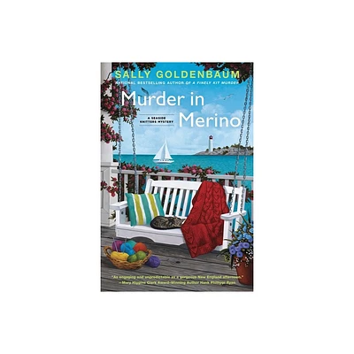 Murder in Merino - (Seaside Knitters Mystery) by Sally Goldenbaum (Paperback)