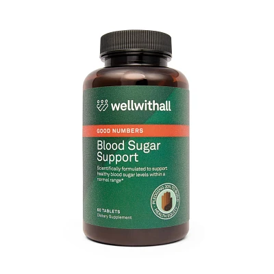 WellWithAll Blood Sugar Support Tablets - 60ct