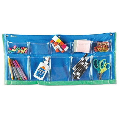 Learning Resources Create-a-Space Hanging Storage Chart Classroom and Homeschool Organizer Arts and Crafts Storage