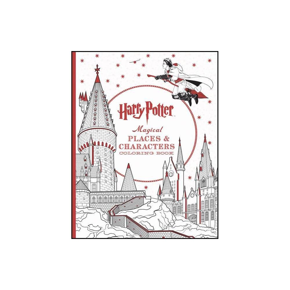 Harry Potter: Magical Art Coloring Book - (Paperback)