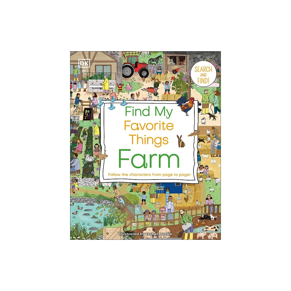 Find My Favorite Things Farm - (DK Find My Favorite) by DK (Board Book)