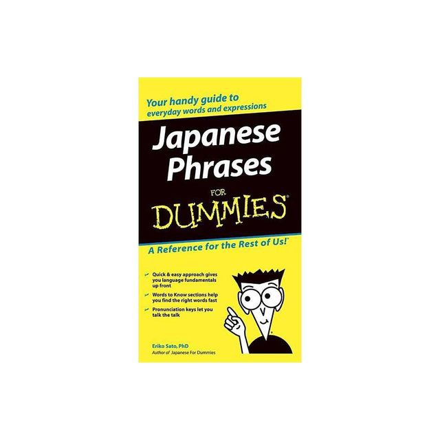 Japanese Phrases for Dummies - (For Dummies) by Eriko Sato (Counterpack, Empty)