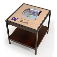 NCAA Washington Huskies 25-Layer StadiumViews Lighted End Table