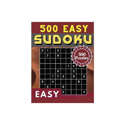 Sudoku Easy 500 Puzzles - by Sascha Association (Paperback)