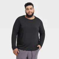 Men Big Long Sleeve Performance T-Shirt