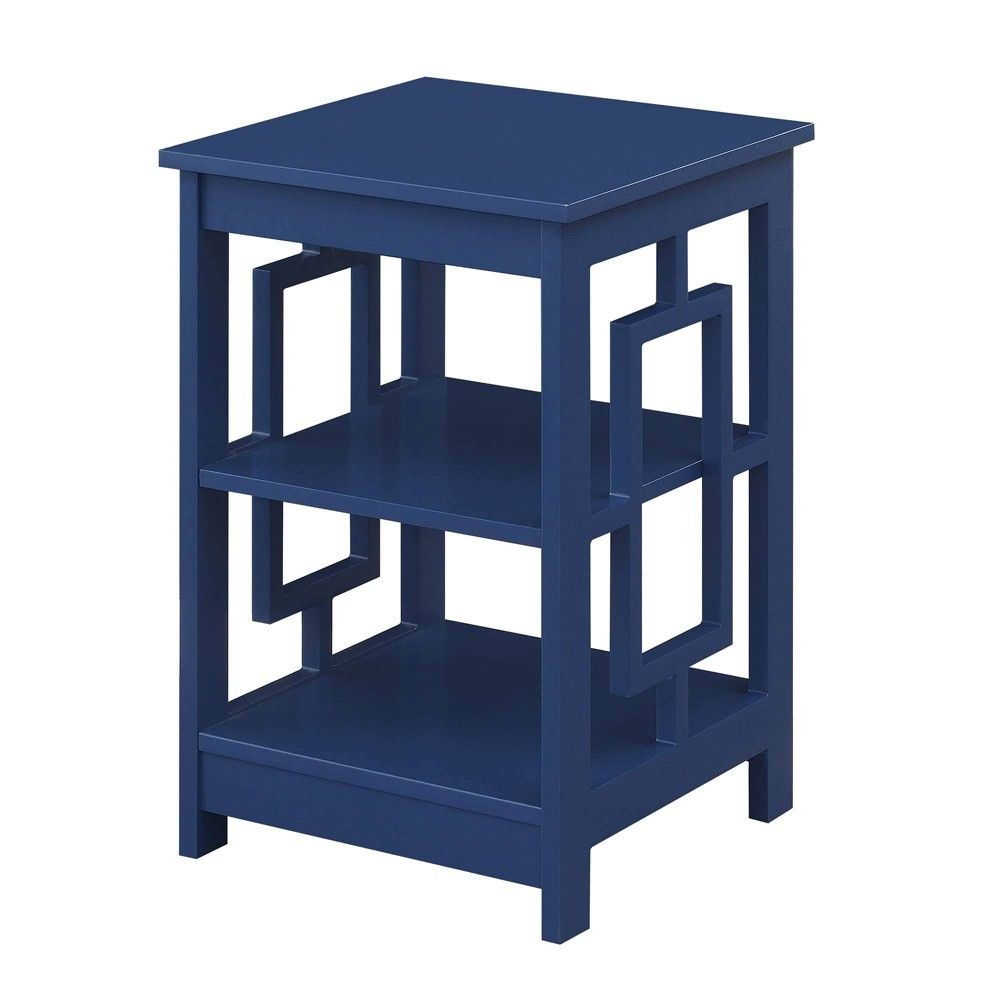 target blue end table