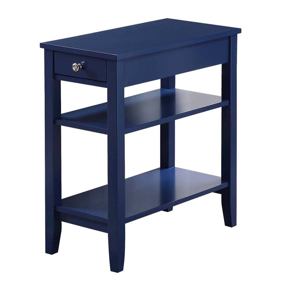 target blue end table