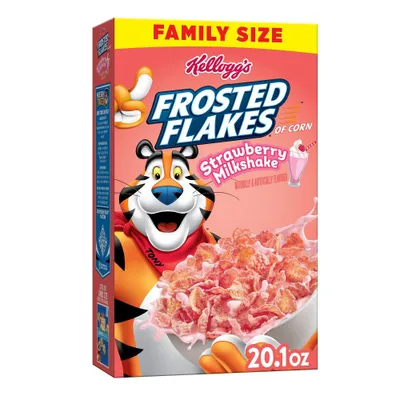 Kelloggs Frosted Flakes Strawberry Milkshake - 20.1oz