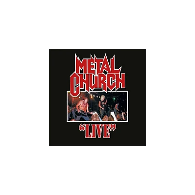 Metal Church - Live - Galaxy - Red & White (Colored Vinyl Red White)