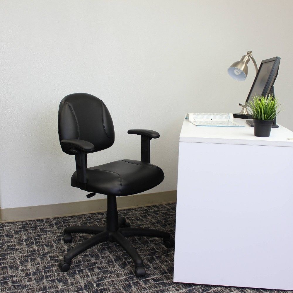 Boss Office Products Posture Chair with Adjustable Arms Black - Boss Office  Products | Connecticut Post Mall